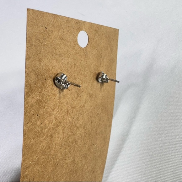 Natural Agate Teardrop Earrings - Picture 4 of 4